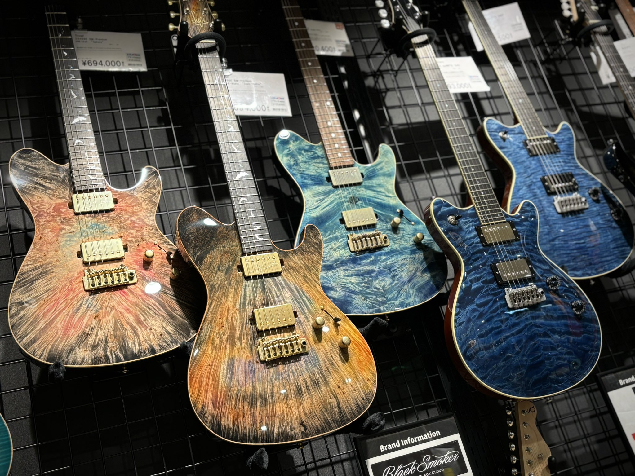 BLACK CLOUD GUITAR COSTOM MADE δ ケース付き BLACK CLOUD GUITAR COSTOM MADE δ ケース付き