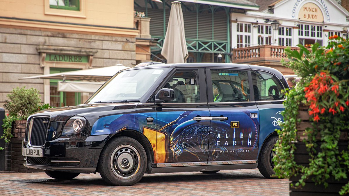 There's plenty of mystery and action in Aliens, the latest series from <a href="/DisneyPlusUK/">Disney+ UK</a>. Luckily, when you choose Taxi Advertising, the only action you'll see is outside your passenger window! 
#brandawareness
#taxiadvertising
#creativeadvertising
