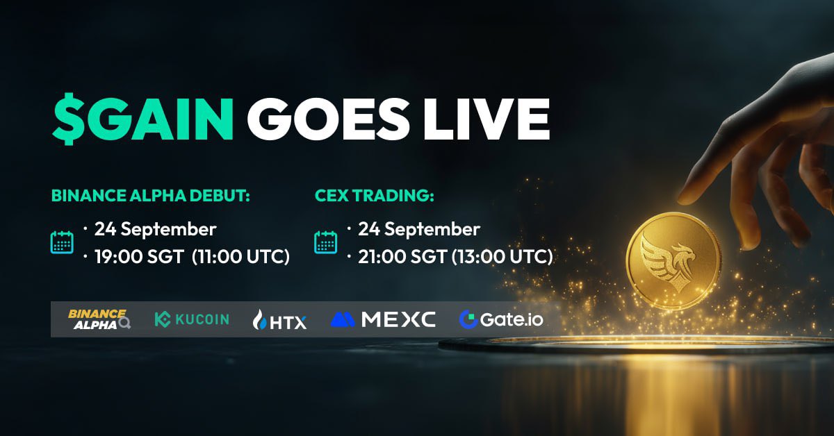 The Griffin spreads its wings. Trading launches on Binance Alpha + 5 top exchanges in a short while. 🙌Congratulations to the team and all contributors. 🥳
May Griffin's wings carry it on a long and successful journey through the sunny crypto skies. 🕊️