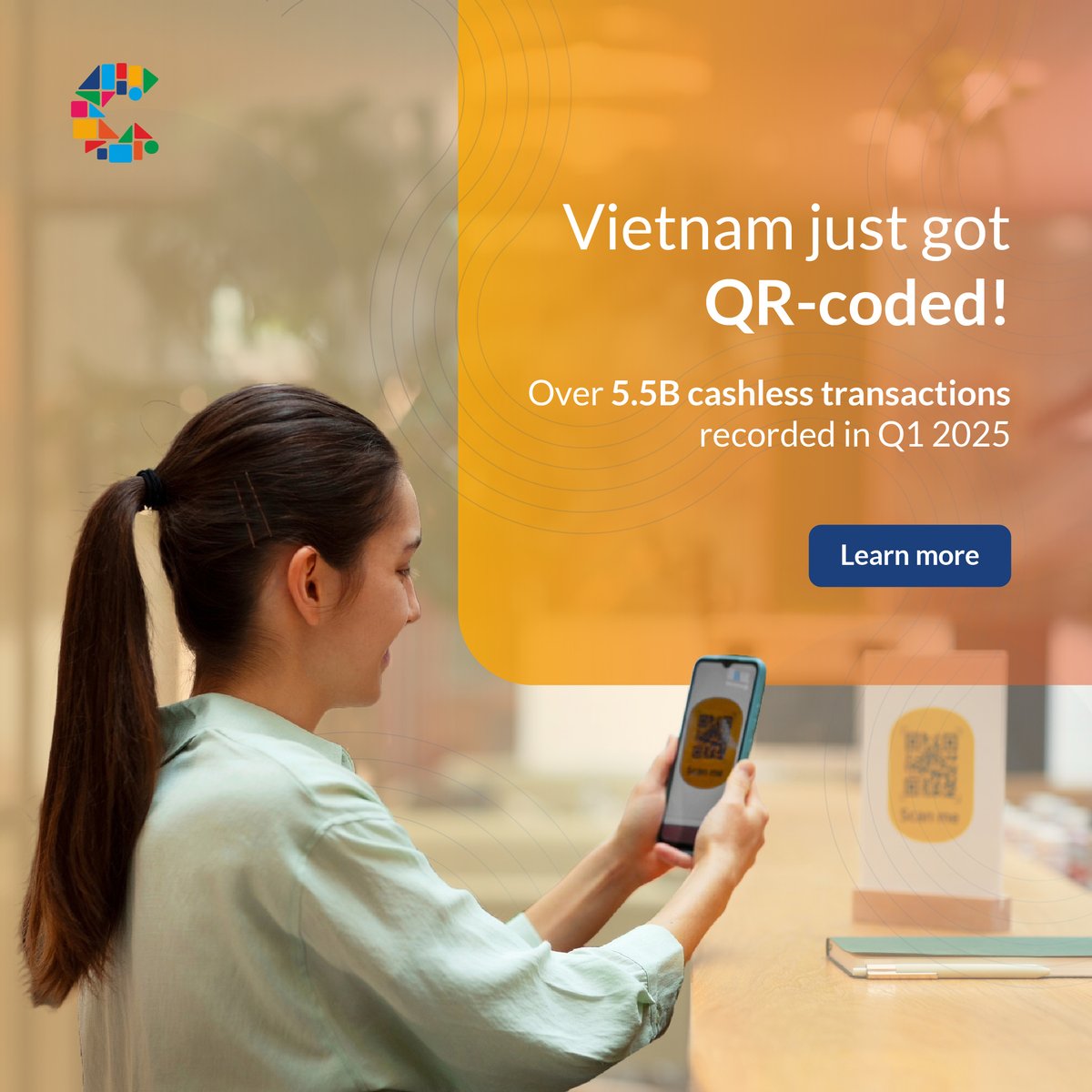 Clayfin_Tech's tweet photo. Cash is fading fast in Vietnam 🇻🇳. Millions scan QR codes daily via mobile wallets &amp; NAPAS 247. With 5.5B+ QR payments in early 2025, life is simpler, safer &amp; more connected. At @Clayfin_Tech, we’re proud to enable seamless &amp; inclusive payments.
#DigitalPayments #CashlessVietnam https://t.co/o7H9PA4qmO