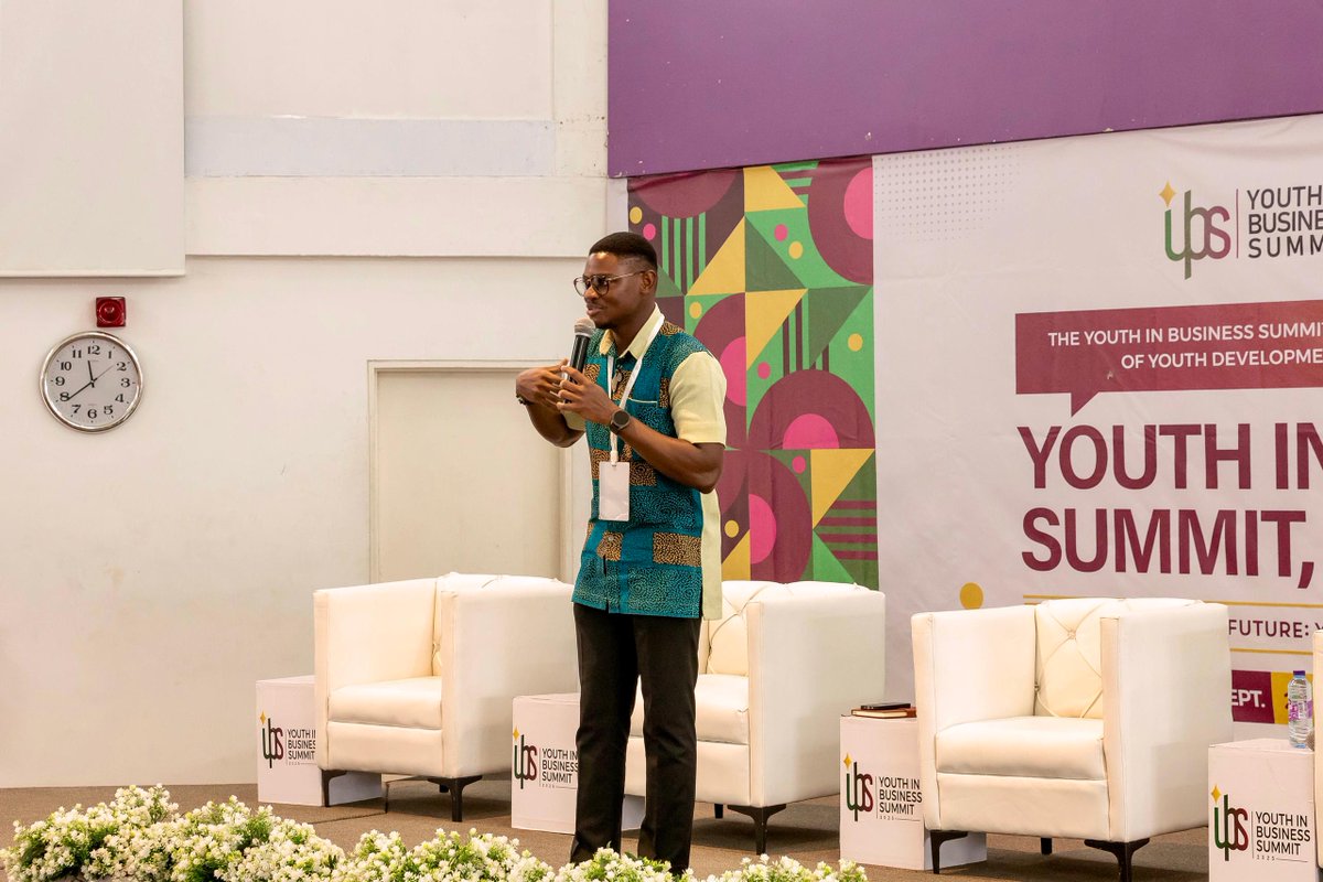 ydghana's tweet image. What an inspiring two days at the Youth in Business Summit 2025!

Congratulations to Dovi Senyo and the entire team for creating such an inspiring platform for Ghana’s next generation of leaders.👏

#YDG was proud to be part of it with our very own Otenewa Oduro, Isaac Ahadzi,…