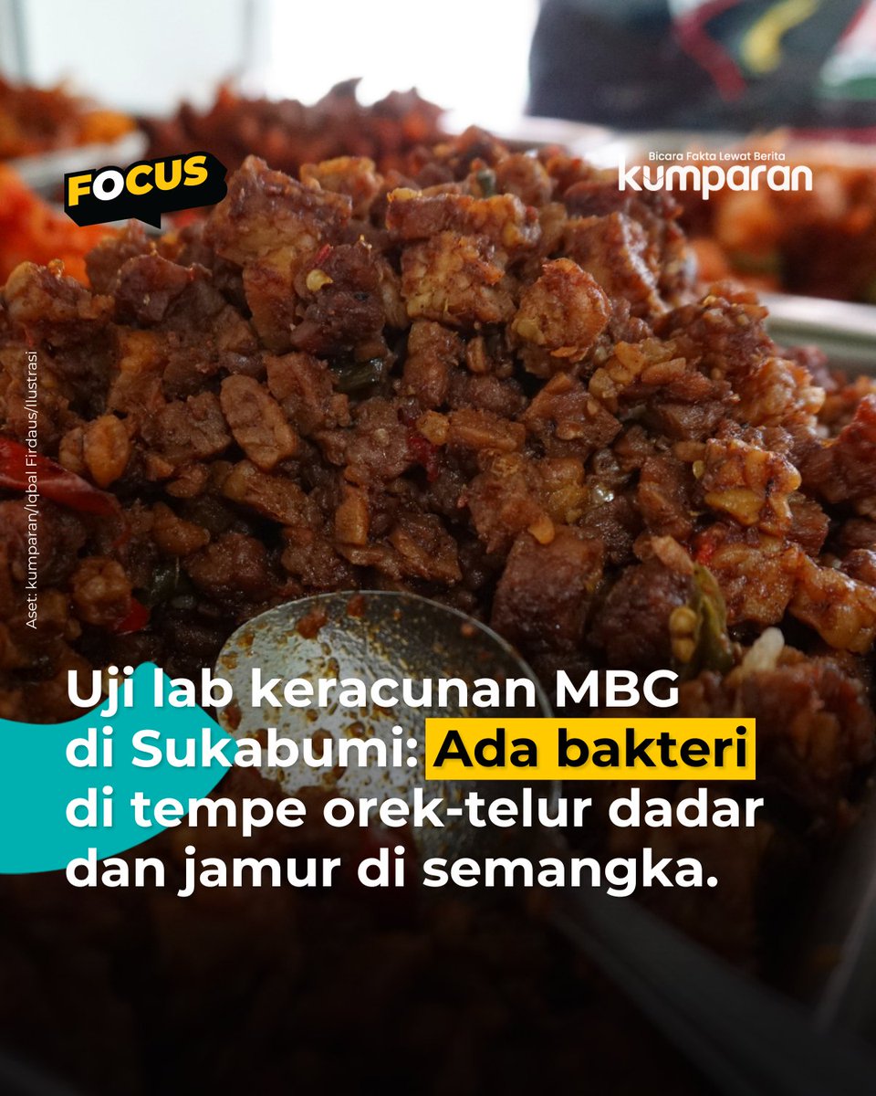 Dinas Kesehatan Kabupaten Sukabumi merilis hasil pemeriksaan laboratorium terkait kasus keracunan makanan dari program Makan Bergizi Gratis (MBG) di tiga wilayah: Cidolog, Parakansalak, dan Cibadak. Sampel makanan diuji di Balai Laboratorium Kesehatan Jawa Barat.

Di Cidolog,