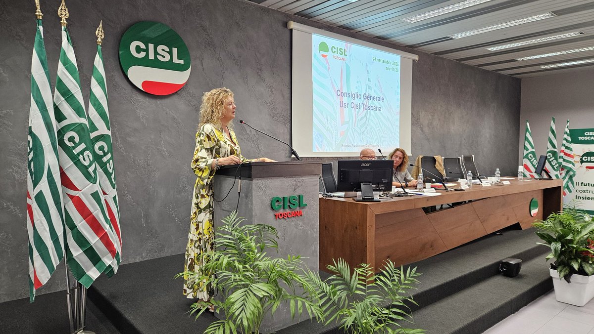 Cisl Toscana (@cisltoscana) on Twitter photo La Cisl Toscana riunita in Consiglio generale, con la segretaria <a href="/CislNazionale/">CISL Nazionale</a> DanielaFumarola, per parlare di prevenzione e sicurezza con <a href="/inail_gov/">Inail</a>, <a href="/INL_gov/">ISPETTORATO NAZIONALE LAVORO</a> e <a href="/regionetoscana/">Regione Toscana</a>. La Cisl Toscana riunita in Consiglio generale, con la segretaria <a href="/CislNazionale/">CISL Nazionale</a> DanielaFumarola, per parlare di prevenzione e sicurezza con <a href="/inail_gov/">Inail</a>, <a href="/INL_gov/">ISPETTORATO NAZIONALE LAVORO</a> e <a href="/regionetoscana/">Regione Toscana</a>.