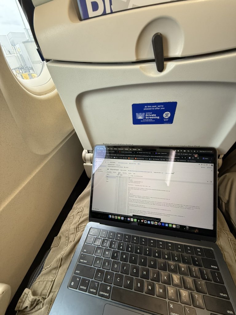 fixing bugs on the runway lol