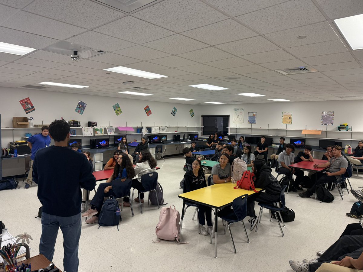 Thank you <a href="/missionechs/">Mission Early College High School</a> for stopping by The Lair.  Great to have former Dragons speaking to our scholars during 8th Entrepreneurship-PE. <a href="/KMildon_JDS/">Kerry Mildon - M.S. Cybersecurity</a> <a href="/RLeyva_JDS/">Reynaldo Leyva</a> <a href="/SISD_HS/">Carlos Guerra III</a> <a href="/MECollege_HS/">Ben Ortega</a> #ALLIN #LeadLikeADragon