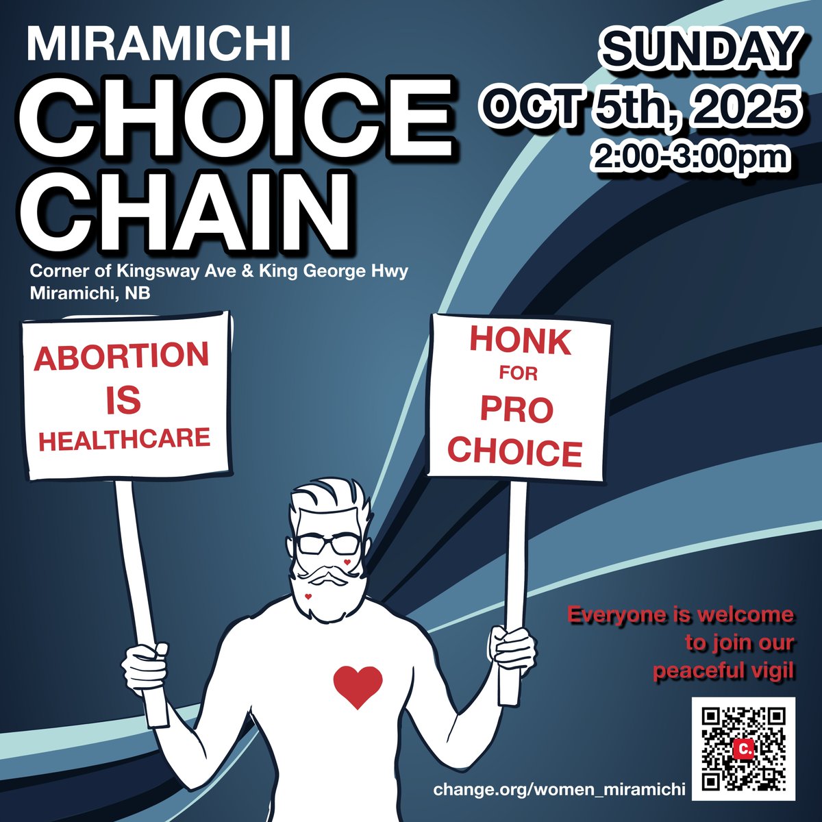 MoxyFoxStudio's tweet image. Miramichi stands for choice. 💜
📅 Oct 5 | 2–3 PM
📍 Kingsway &amp;amp; King George Hwy
We’ll gather at 1:45pm hold signs &amp;amp; remind our community: everyone deserves reproductive freedom.
Peaceful. Respectful. Pro-choice.
#ProChoice #choicechain2025 #reproductiverights
