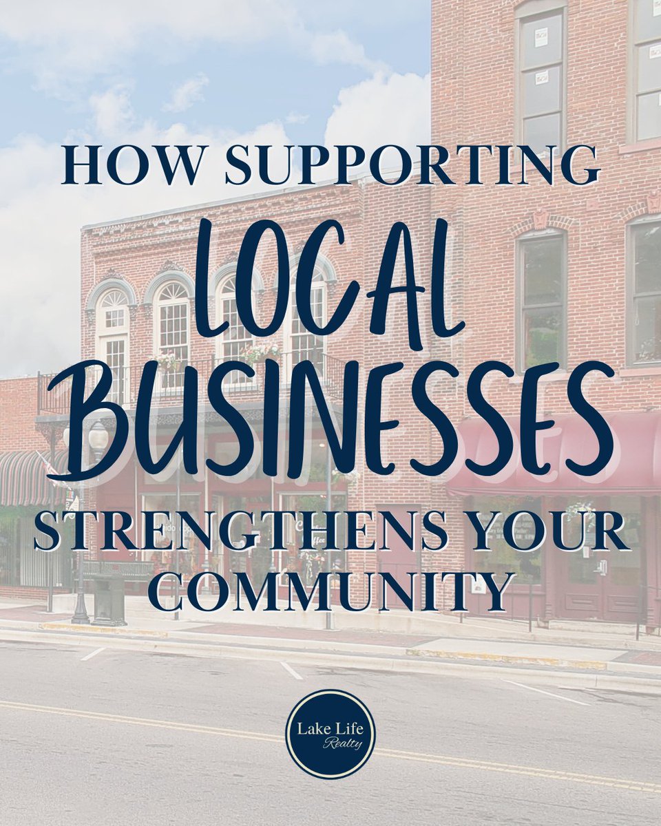 LakeLifeRealty's tweet photo. Strong communities are built on more than properties - they thrive when neighbors support neighbors! 🏡✨

Discover why shopping local strengthens the economy and boosts property values.
👉 https://t.co/5QS6wb6yQx https://t.co/bUSjtWwyoH