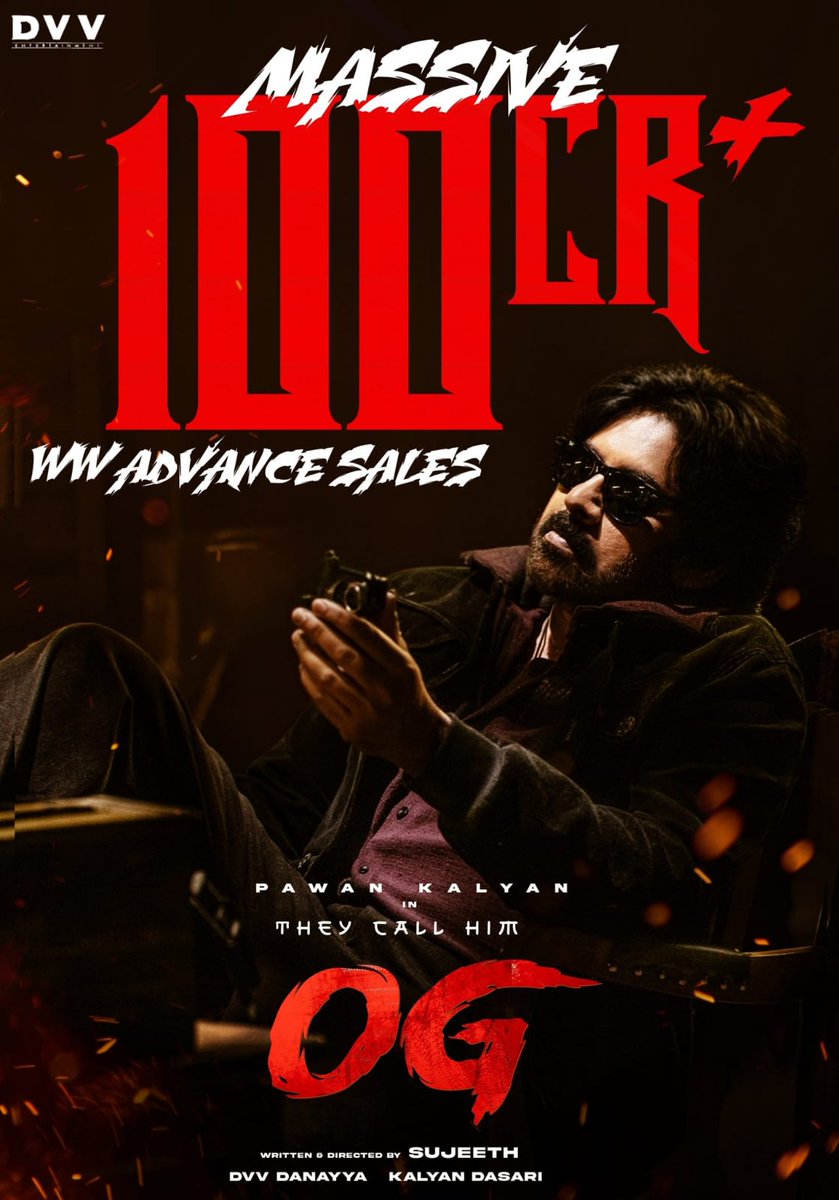 Tr_pawankalyan's tweet photo. Kalyan Babu oochakotha 🔥
100cr Ww Advance Sales
#theycallmeog #TheyCallHerOG #OG https://t.co/h5XUE6ArPo