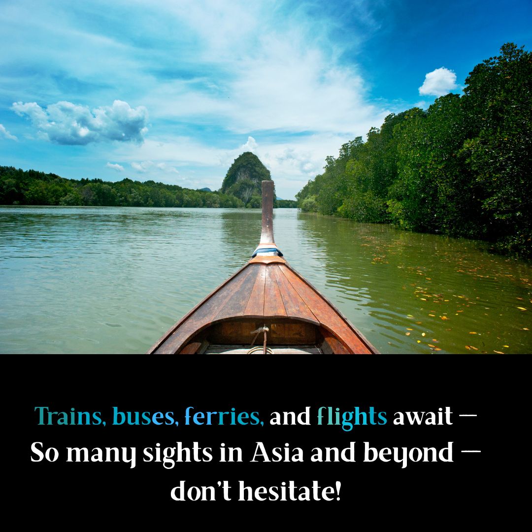 traveltidings's tweet photo. ✈️🚆🚗⛴️
From skies above to roads below,
Discover new places where wonders flow 🌏✨
Book your journey Asia &amp; beyond ➡️ https://t.co/OLFXARmbG5
#travel #traveller #travellers #wanderer 
#travelphotography https://t.co/Vf3VMOSz9s