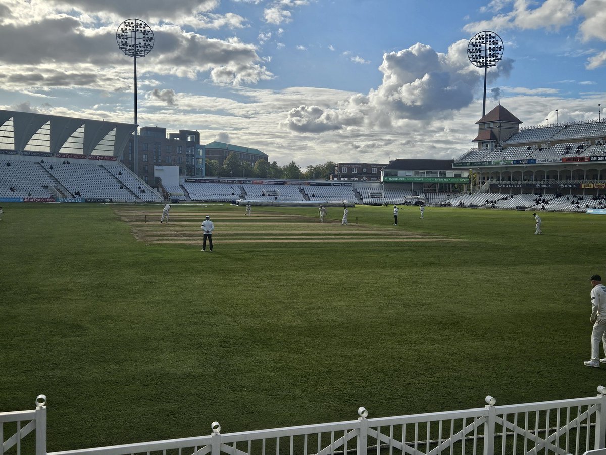Today's entertainment comes from Trent Bridge