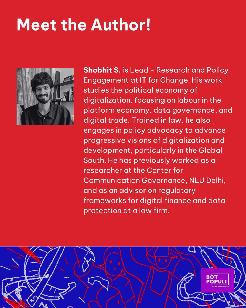 PopuliBot's tweet image. Have you read @shobhit95s transformative proposals for democratic and worker-led digital futures, grounded in collective agency, socio-economic justice, and transnational solidarity? 

Read now: botpopuli.net/platform-power…