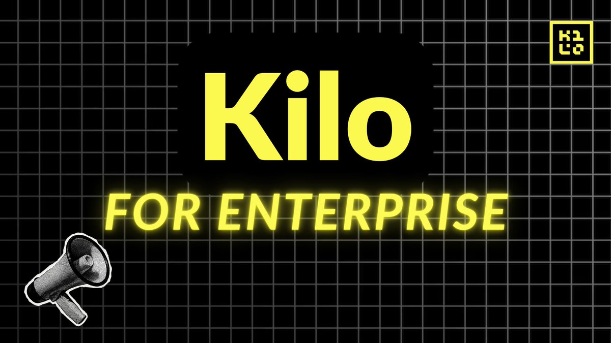 Right now, your developers are copying code into ChatGPT. Using Claude with personal accounts. Running Copilot on their own dime.

The BYOAI problem isn't coming—it's here.

Introducing Kilo for Enterprise: Finally, AI your developers AND security team will love 🧵