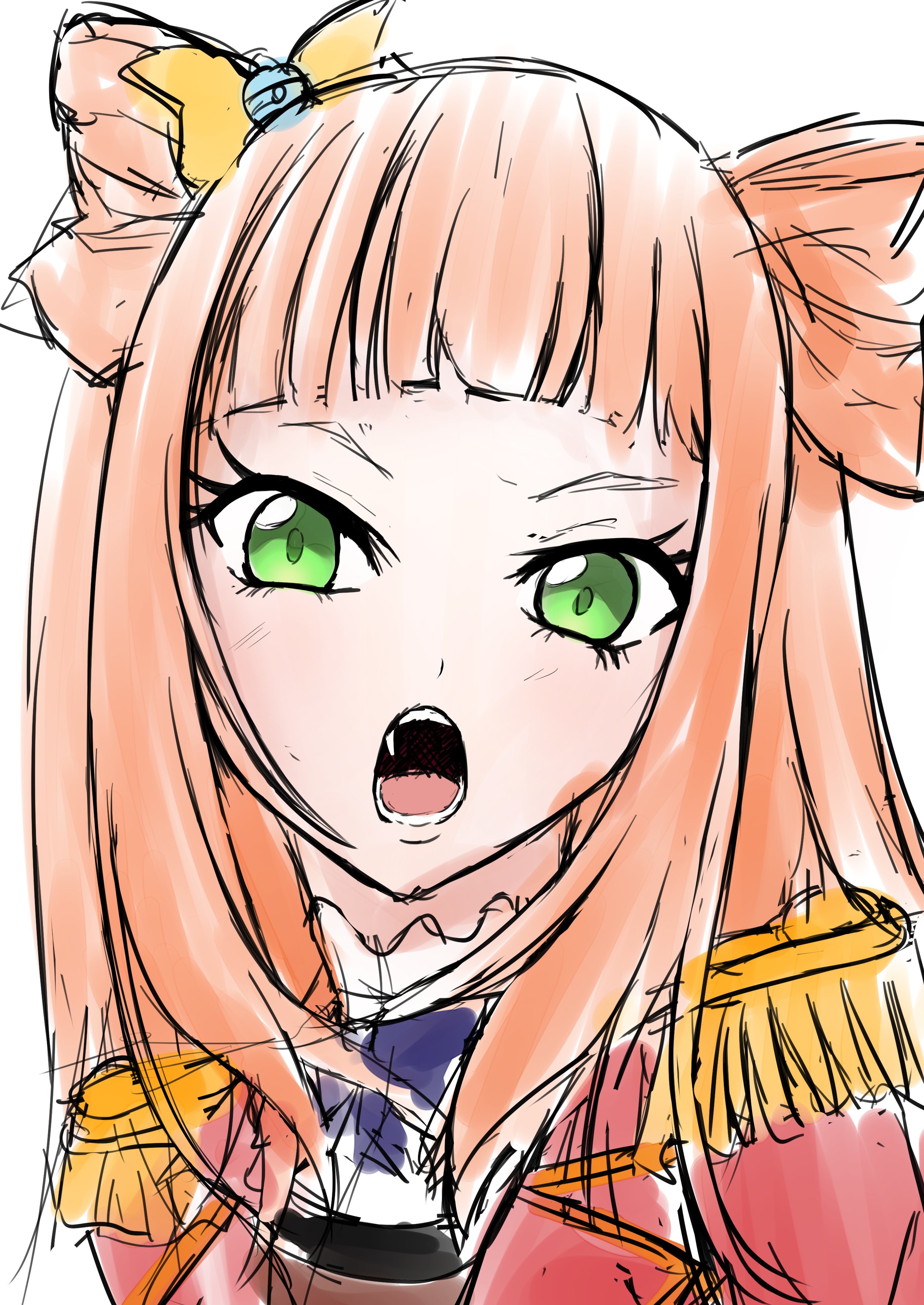 Yukaイラストオーダー 最近は厚塗り練習中🙂‍↕️ うちの子の立ち絵更新 #OC