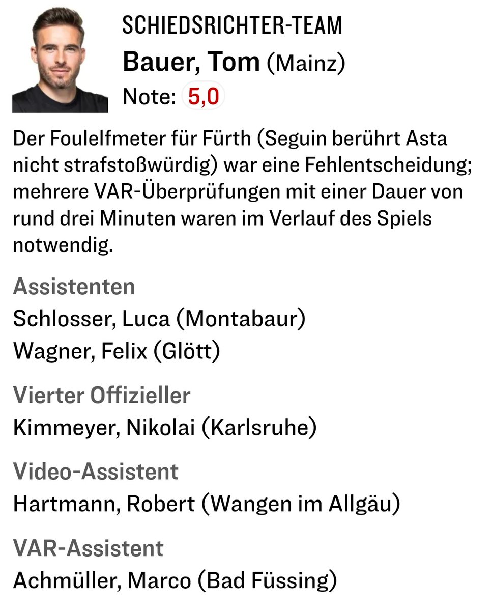 Wie kann man den selben Schiedsrichter wie vor paar Monaten in Fürth ansetzen? 😭 Das Spiel war mit einer der schlimmsten die ich jemals gesehen habe...

#S04SGF