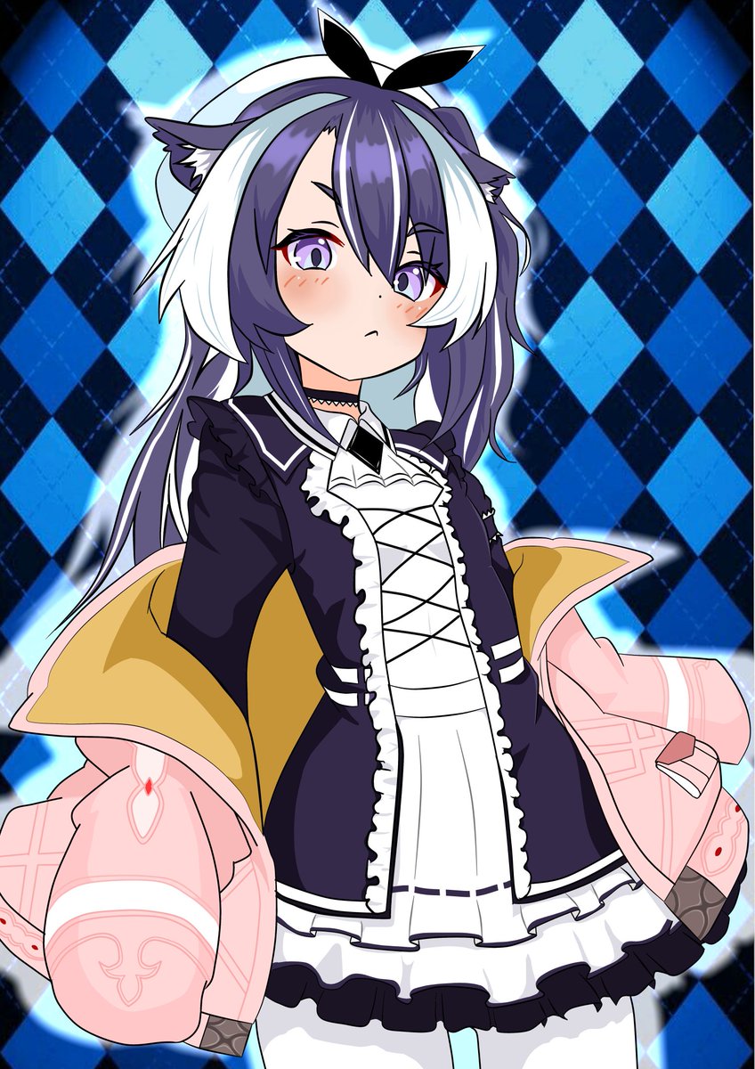 ❤️‍🔥清楚に戦闘態勢準備中のえまきちゃん❤️‍🔥
 #雲の絵まき物