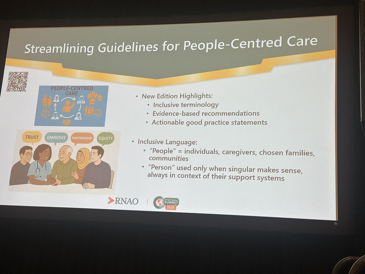 ✨ Hot off the press ✨

The 3rd edition of the People-Centred Care #BPG has been released and is available free of charge online

rnao.ca/bpg/guidelines…

We’re excited for the sneak peek at the #BPSOSummit 🎉

<a href="/RNAO/">RNAO</a> 
<a href="/DorisGrinspun/">Dr. Doris Grinspun 🇨🇦 RN, PhD, FAAN, O.ONT</a> 
<a href="/LhamoDolkar2023/">Lhamo Dolkar</a> 
<a href="/JanetCheeRNAO/">Janet Chee</a>