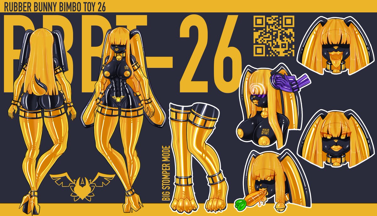 MillyMagicCat's tweet image. COM for @Mizukiata !
  RBBT-26 Ref  A different model of bimbo toy, this one can be a little bit disobedient from time to time, but the right people can always change it&apos;s mind~ :3