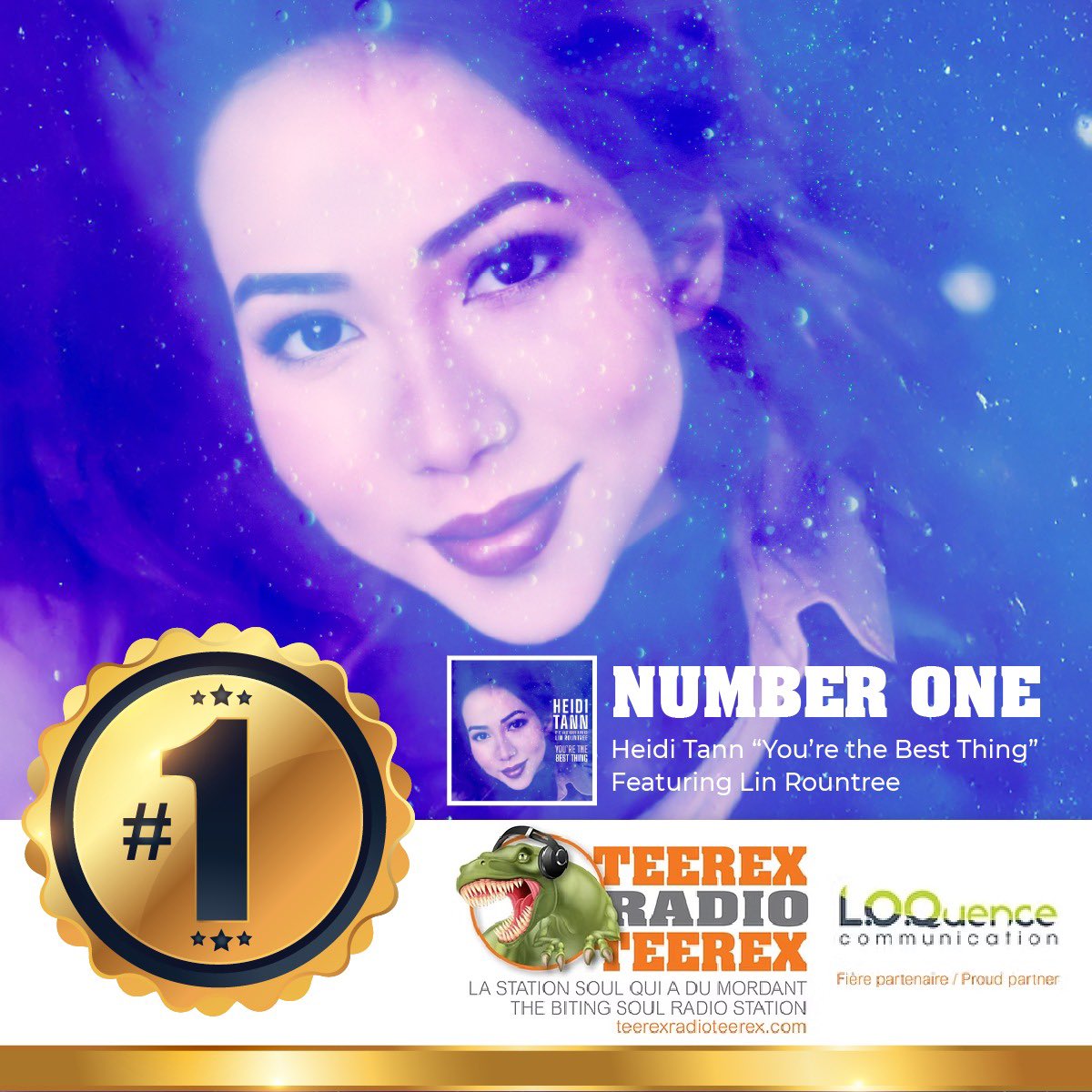 What an incredible news to hear that our song “ You’re The Best Thing” with heiditannmusic featuring Lin Rountree Music Lin Rountree LaVelle Powell  Wayne Preston  Pete Tokar climbed to number 1 today Teerexradioteerex🥰🎵🎵🎵❤️❤️🔥🔥🎵🎵❤️

Thanks so much to Michael K Amil