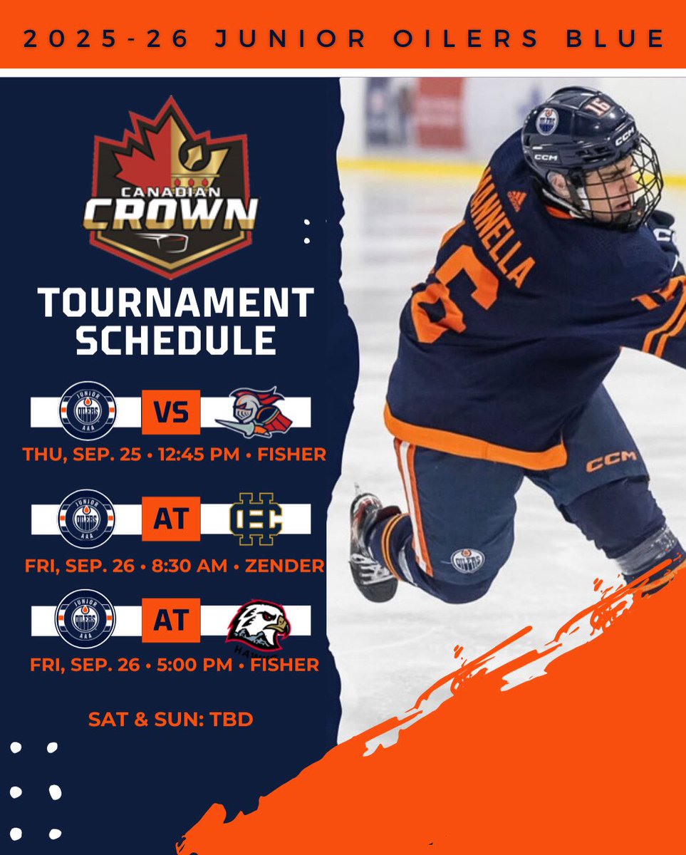 Edmonton U18 AAA Junior Oilers Blue tweet media