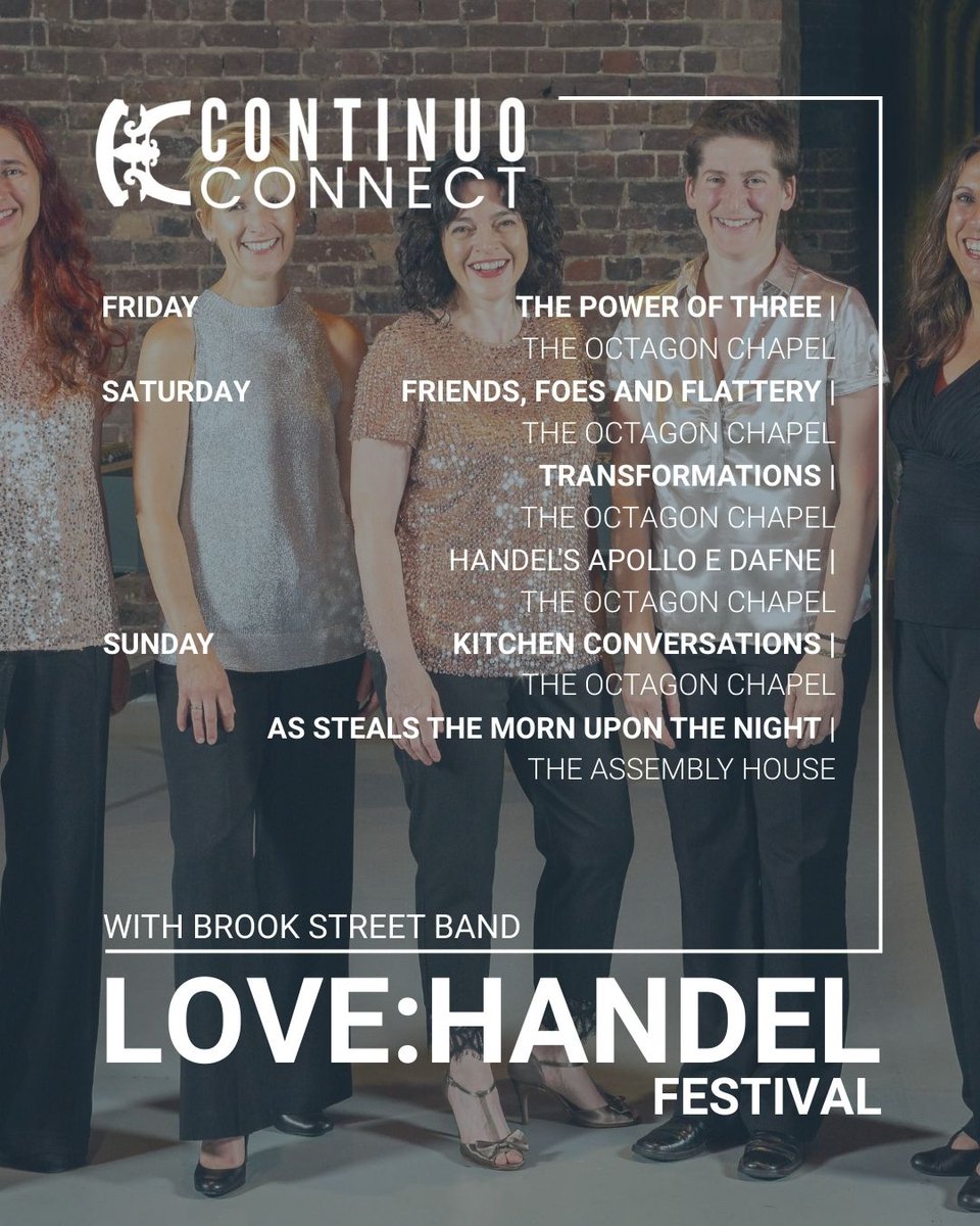 What's on this weekend MEGA FESTIVAL EDITION! 🎪

There are two wonderful Baroque &amp; Early Music festivals happening this weekend: Banbury Early Music Festival, and love:Handel by <a href="/BrookStreetBand/">TheBrookStreetBand</a> 🎻

Full info on both festivals is available now at 🔗 go.continuoconnect.com/festivals