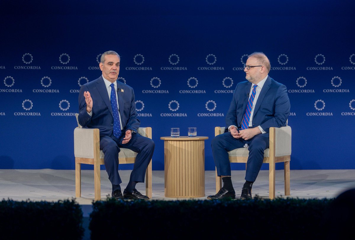 República Dominicana proyecta liderazgo democrático, económico y de seguridad en foro global Concordia 2025

larepublicapost.com/republica-domi…

#larepublicapost #LuisAbinader #proyeccion #rd #liderazgo #democracia #foroglobal #concordia2025