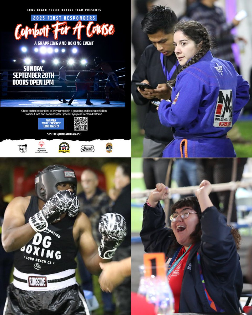 letr4sosc's tweet image. THIS SUNDAY!
Combat for a Cause hits Long Beach - don’t miss it!
💪 Support. Connect. Make an impact.
🔗 sosc.org/combatforcause
#CombatForACause #WeAreSOSC #LETR4SOSC