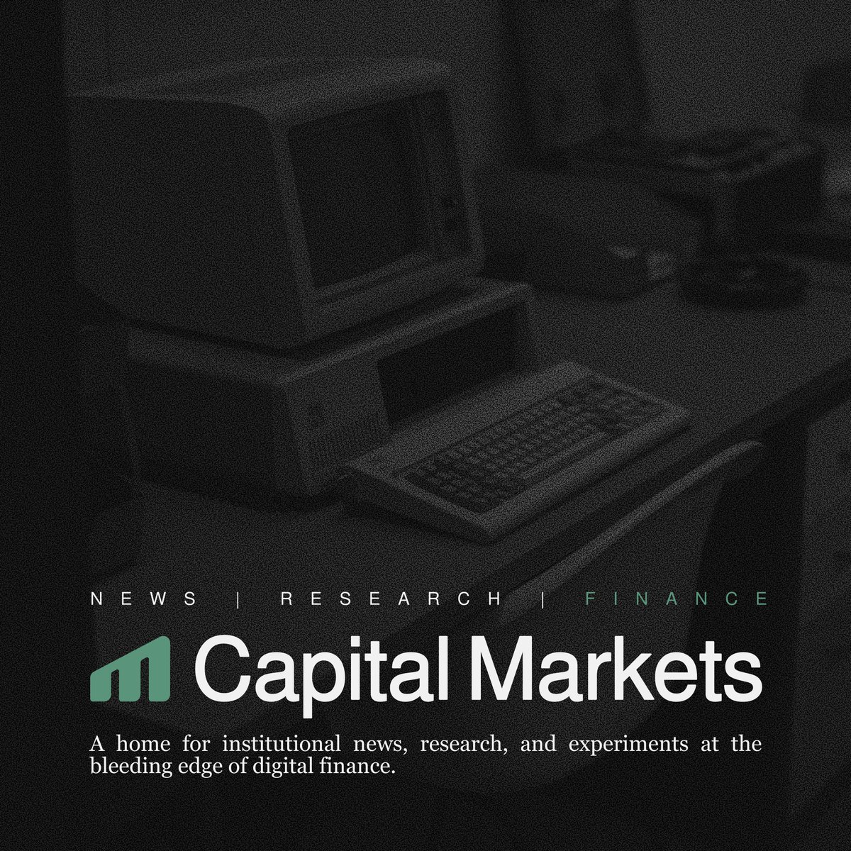 capitalmarkets's tweet image. Introducing @capitalmarkets.

Your new home for institutional news, research, and experiments at the bleeding edge of digital finance.
