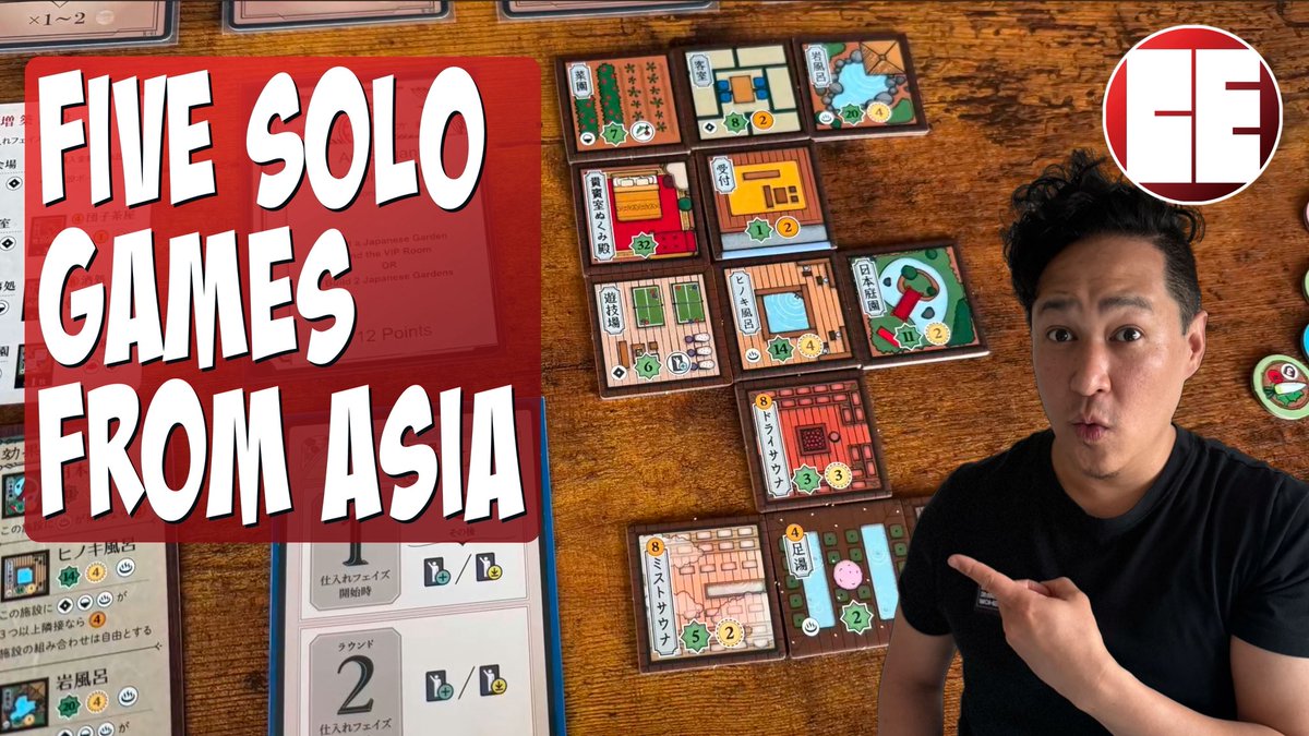 CardboardEast's tweet image. 🔥 NEW VIDEO!
Solotember is almost over! Here are my 5 favorite #boardgames to play solo!
youtu.be/QK6RURaDuiM