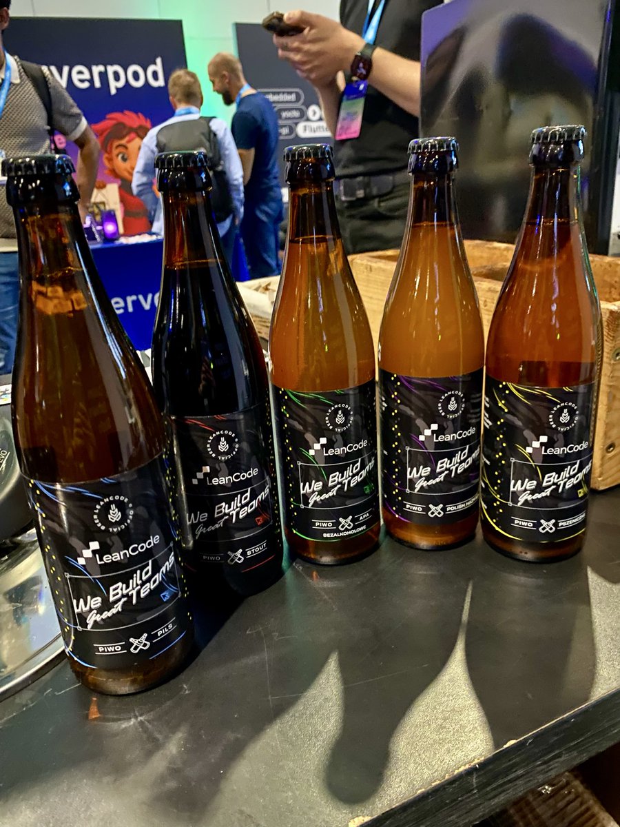 LeanCodePl's tweet image. Hey guys! Come and grab a LeanCode beer at our booth at @FlutterconWorld - we are serving it now. 🍻😎
#FlutterDev #ftc25eu #FlutterCommunity #FlutterconEurope
