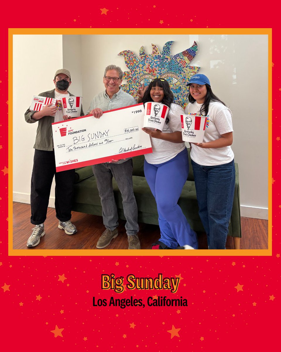 KFC Foundation tweet media