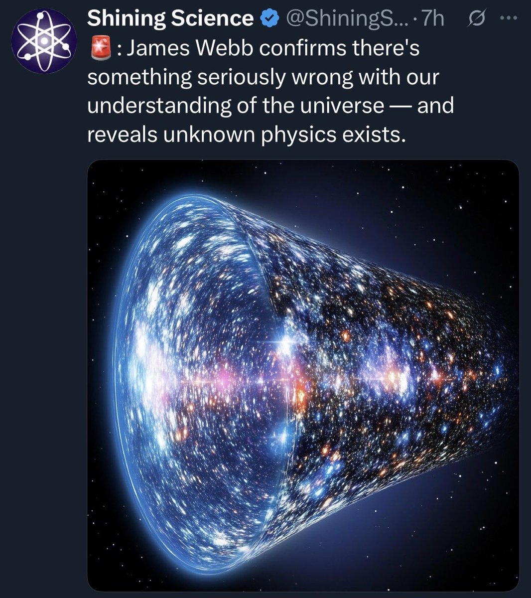 Scientists confirm their understanding of the universe is wrong.