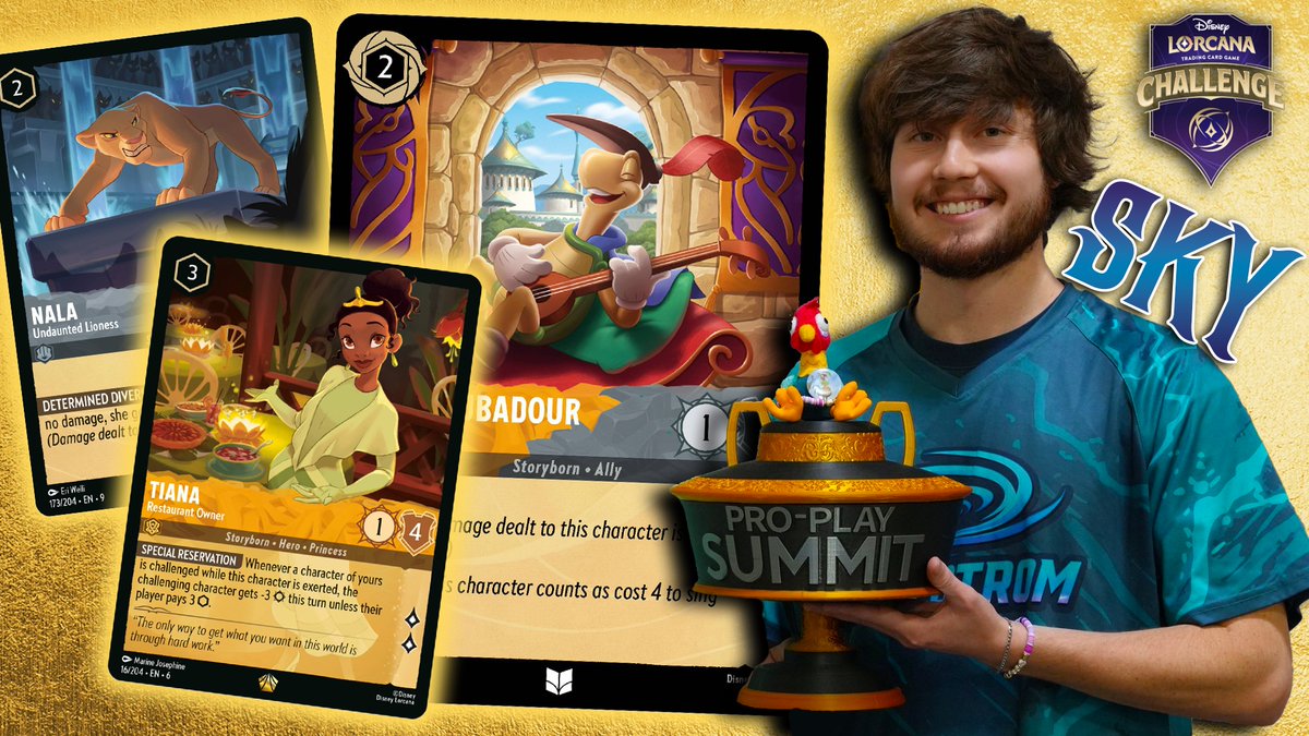 If you want to play Amber Steel, this interview will help! <a href="/SkyLorcana/">Sky131313</a> takes the time to breakdown the deck, the meta, and more! Link below ⬇️