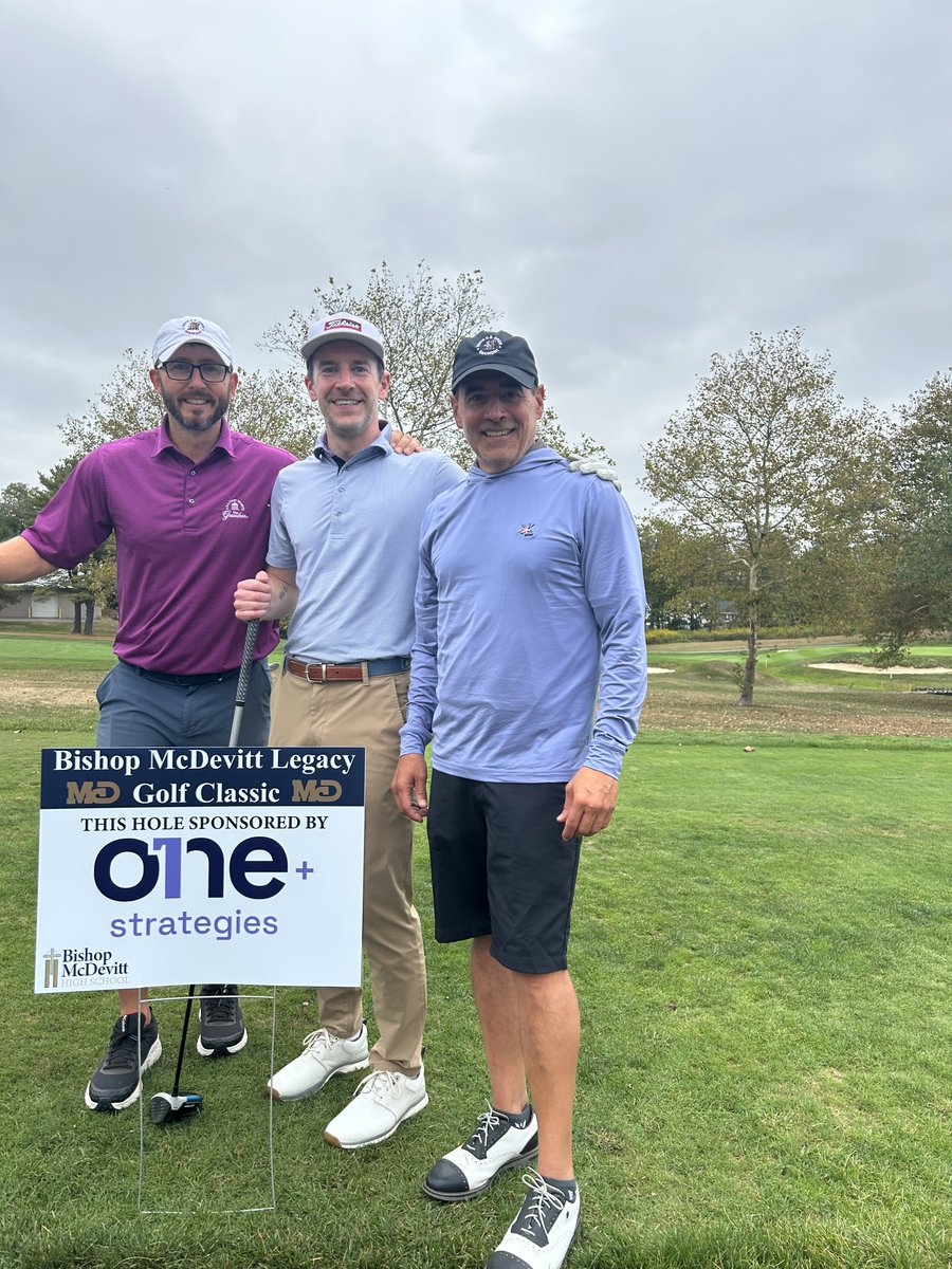 One_Strategies's tweet image. 🏌️‍♂️ Great day supporting Bishop McDevitt High School at their Legacy Golf Classic earlier this week! 
#CommunityPartnership #Education #BishopMcDevitt #LegacyGolfClassic #InvestingInOurFuture