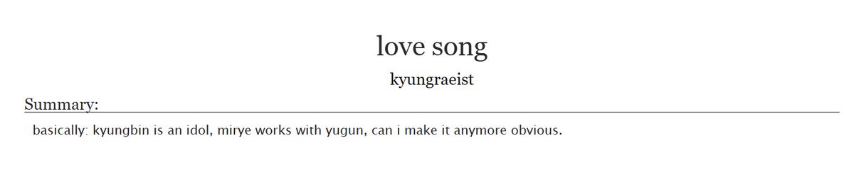 i cant choose one. shoutout to krist these fics hold a place in my soul

archiveofourown.org/works/61873558
archiveofourown.org/works/60025558
archiveofourown.org/works/55942888…