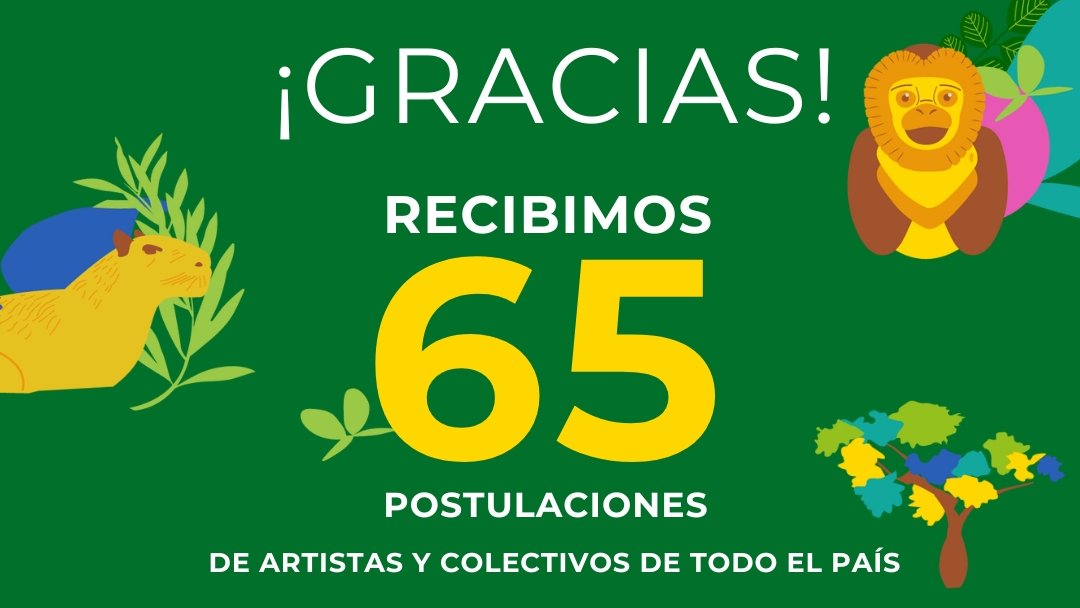 asoedhu's tweet image. 🌎✨ ¡Gracias totales a todas las personas que se sumaron a la beca #JusticiaClimática 
Recibimos 65 postulaciones de artistas y colectivos de todo el país que quieren poner su talento al servicio de la justicia climática. 🎭🎶🎨👯