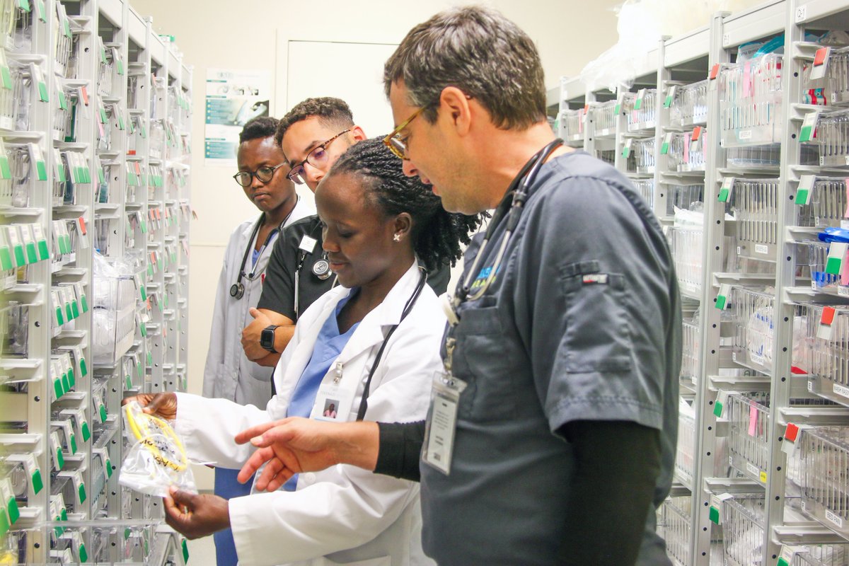 This summer we joined with our partners <a href="/IUnursing/">Indiana University School of Nursing</a> <a href="/IUMedSchool/">IU School of Medicine</a> <a href="/IU_Health/">IU Health</a> <a href="/EskenaziHealth/">Eskenazi Health</a> to host 4 medical students, 2 nursing students and @ pediatric registrars (residents) from <a href="/MoiUniversity_/">Moi University</a> in Kenya. We also welcomed @ medical students from <a href="/UDSGhana/">UDS</a> for the 1st time.