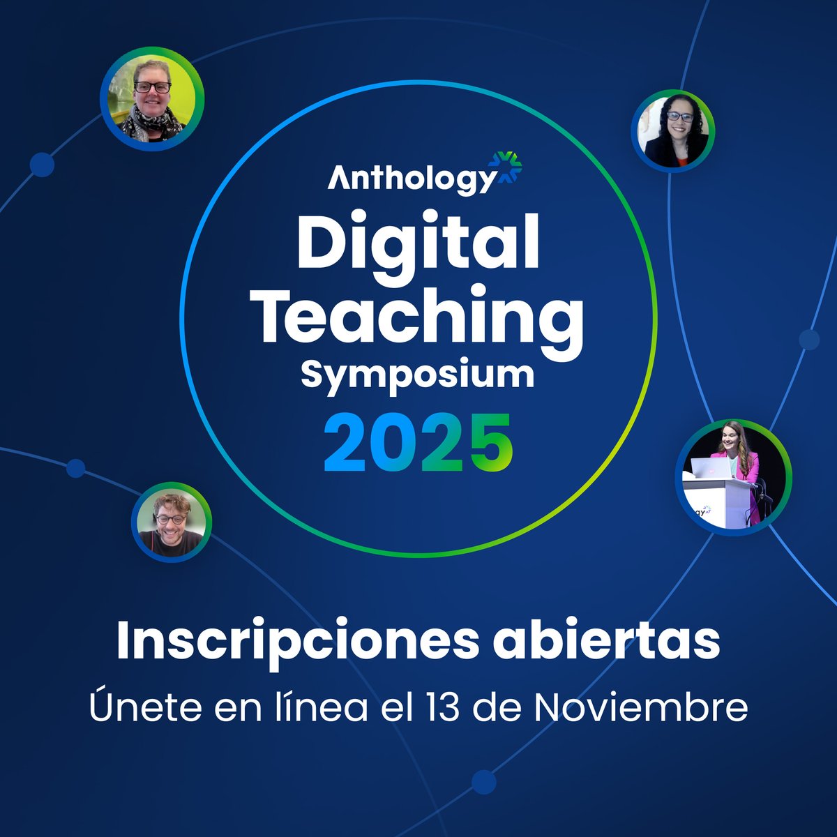 ¿Qué está cambiando en el aprendizaje digital? Descúbrelo en el Anthology Digital Teaching Symposium 2025. Evento gratuito, global y dirigido por pares. Incluye insignia digital por participar.

Regístrate: ow.ly/s7Fg50X18np

#DTS25 #HigherEd #TeachingStrategies