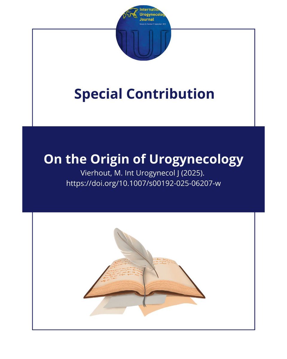 #SpecialContribution on history of urogynecology by Mark Vierhout. How have doctors and midwives struggled with pelvic floor disorders in ancient Egypt, Greece and Rome? 

📌 rdcu.be/eG77j 

@clinmedjournals <a href="/iugaoffice/">International Urogynecological Association (IUGA)</a>

#urogynecology #pelvicfloordisorders #history