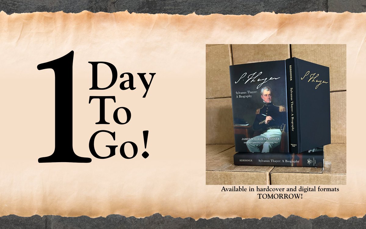1 day to go!
Bookmark this link to download or request your copy as soon as they become available! press.westpoint.edu/book/biography…