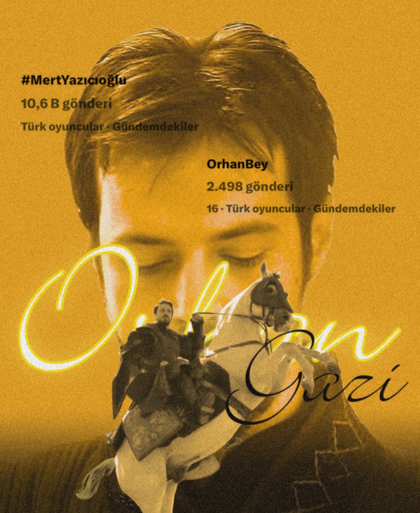 #MertYazıcıoğlu ve #OrhanBey 𝕏 gündeminde!✨💛