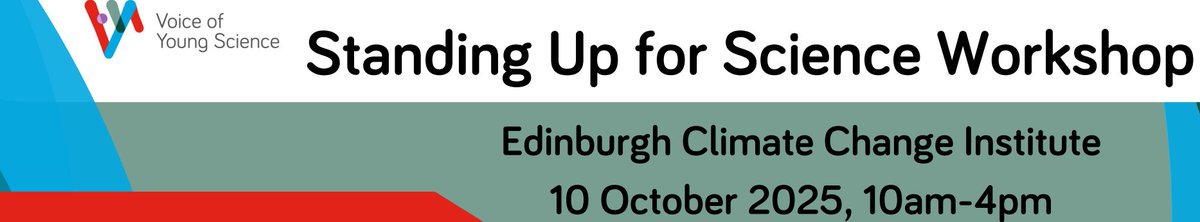 Be inspired to Stand up for Science with a free workshop. Application deadline extended - apply for your free place at <a href="/voiceofyoungsci/">Voice of Young Science</a>'s ‘Standing up for Science’ workshop on 10 October 2025 ow.ly/yQeU50X1Czj