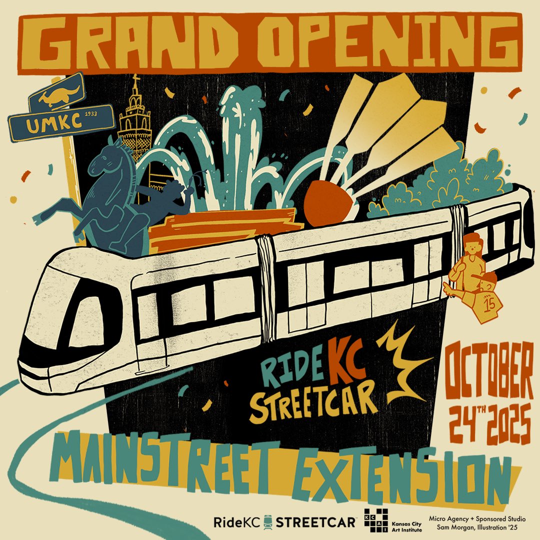 Are you ready to ride? <a href="/kcstreetcar/">KC Streetcar 🚊💙</a>’s Main Street Extension to UMKC opens one month from today! The celebration kicks off Friday, October 24th with an official Grand Opening Ceremony and the fun will continue into the weekend. 🚊🎉
Join in and learn more: kcmo.gov/news