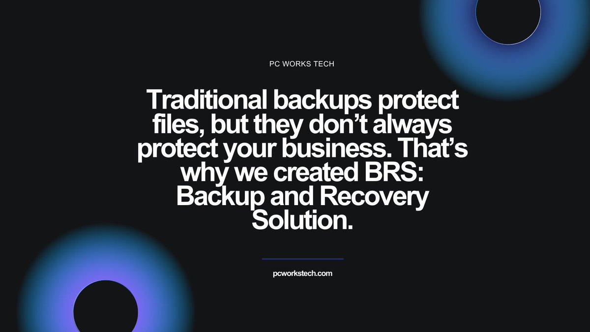 PC_Works_Tech's tweet image. Solution Spotlight: Is your backup solution enough?

Business Continuity Excellence provides continuous protection and rapid restoration.

Read more: pcworkstech.com/?p=3735 

#SolutionSpotlight #BRS