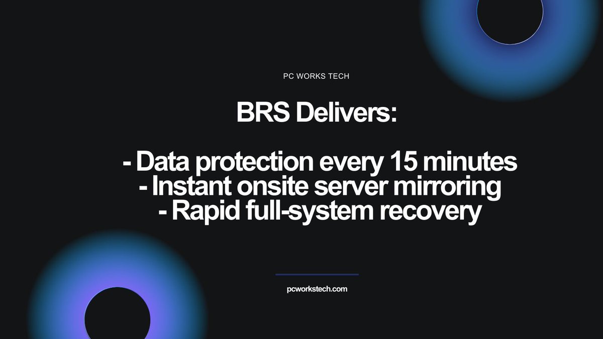 PC_Works_Tech's tweet image. Solution Spotlight: Is your backup solution enough?

Business Continuity Excellence provides continuous protection and rapid restoration.

Read more: pcworkstech.com/?p=3735 

#SolutionSpotlight #BRS