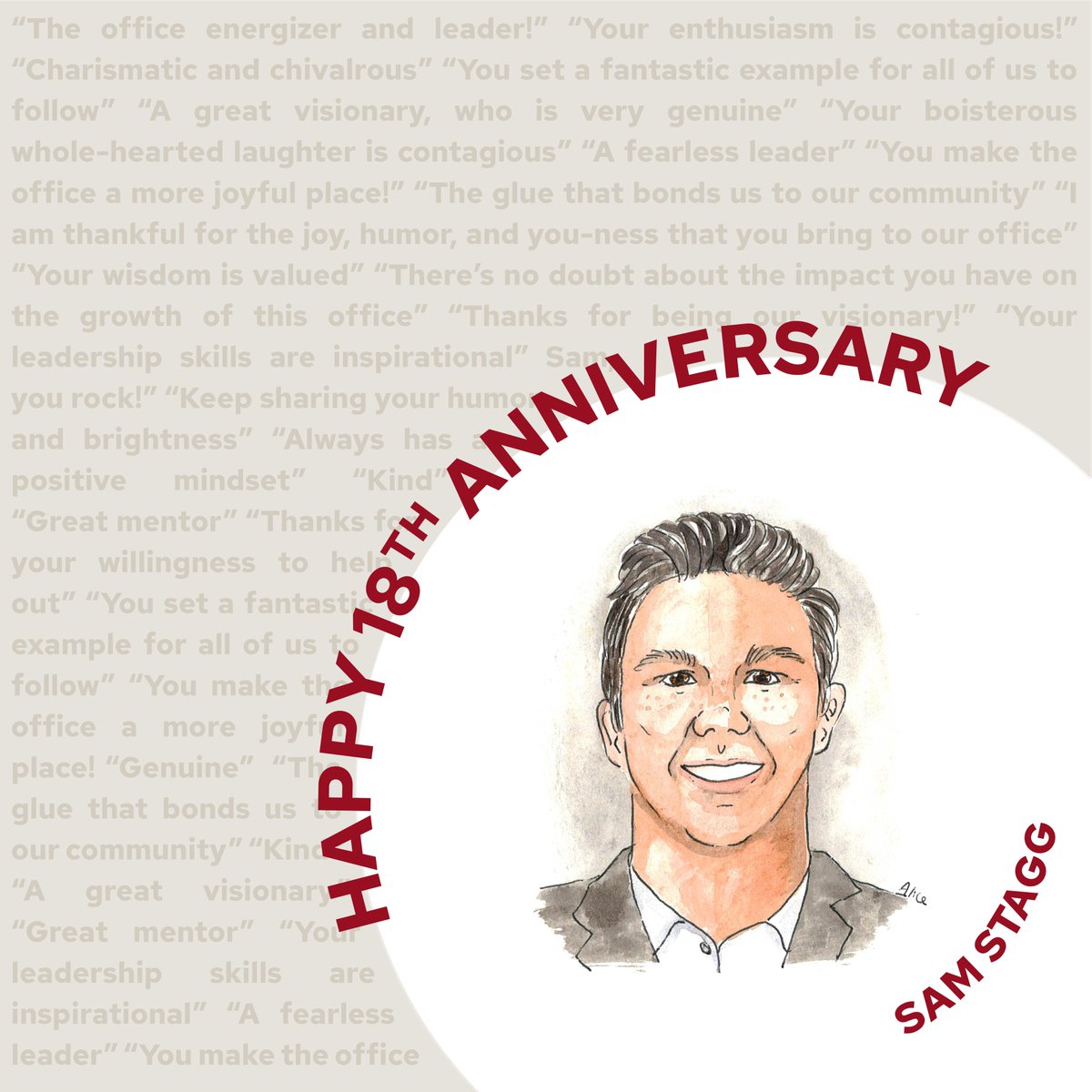 Join us in celebrating Sam Stagg’s 18th anniversary at 10Fold! 

His vision, guidance, and dedication inspire us daily and strengthen our connection with the community. 

Thank you, Sam, for 18 years of leadership, humor, and heart!

#WorkAnniversary #Team10Fold