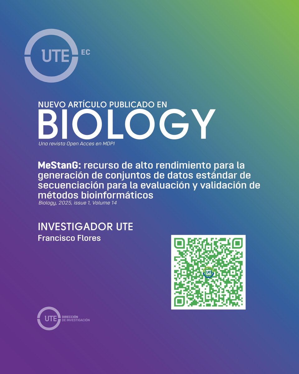 Dirección de Investigación - Universidad UTE tweet media