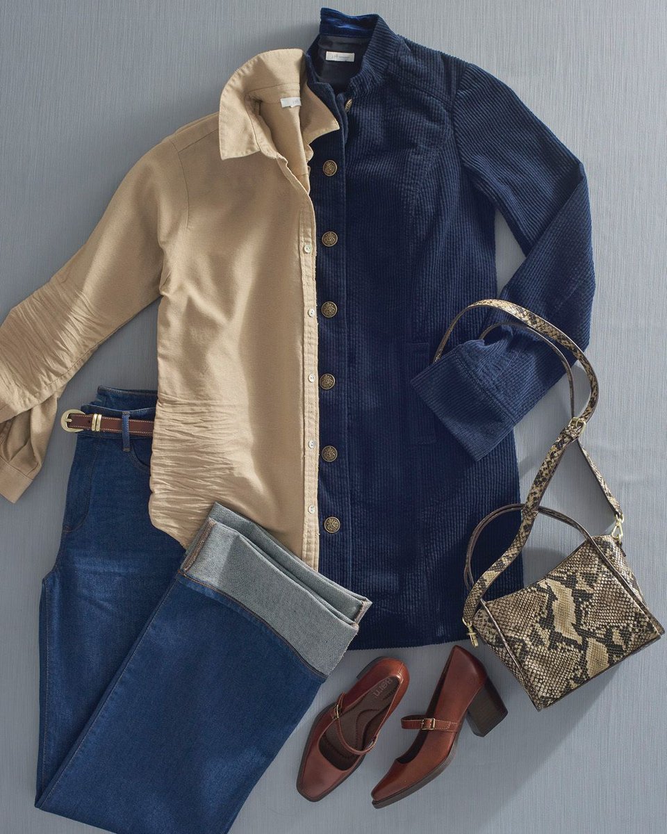 TheReviewWire's tweet image. Statement style starts with a cord military jacket and snakeskin accessories. [AD] kqzyfj.com/click-5460164-… 

#fallvibes #fallstyle