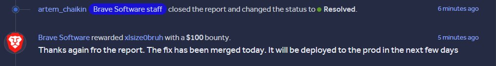 xlsize0bruh's tweet image. Yay, I was awarded a $100 bounty on @Hacker0x01! hackerone.com/xlsize0bruh #TogetherWeHitHarder