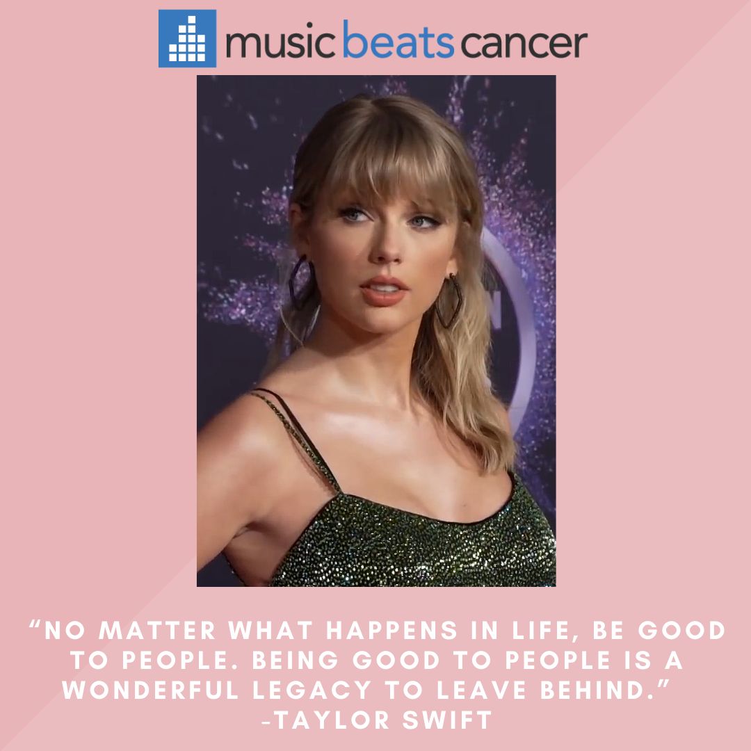 Kindness leaves a legacy. Let’s stand together for hope, people, and progress. 
.
.
.
.
.
#MusicBeatsCancer #cancer #cancerawareness #standuptocancer #childhoodcancerawareness #CCAM #pinkarmy #americancancersociety #gogold #lcsm #goingflat #mmsm #urojc #caangio #cactc