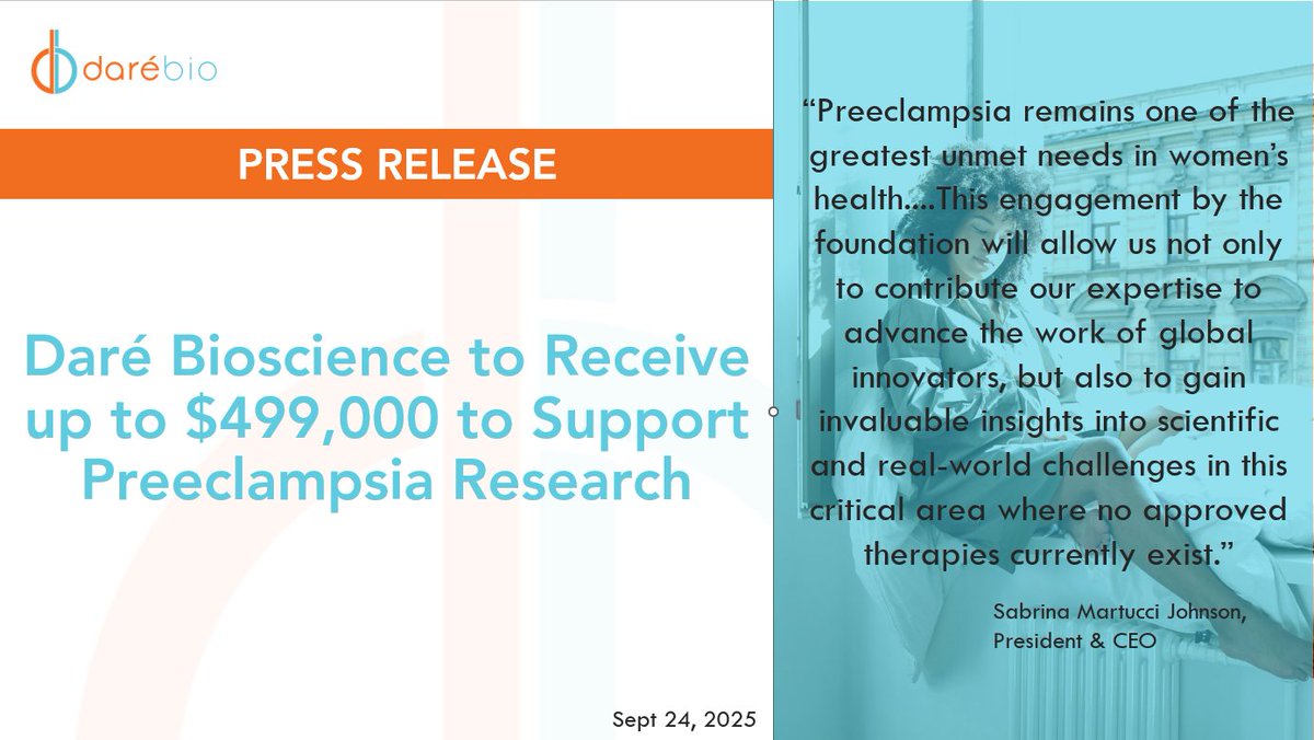 Daré Bioscience, Inc. tweet media